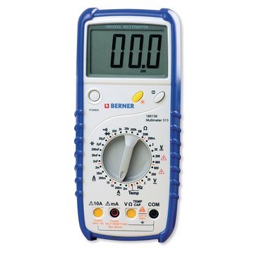 Digital-Multimeter mit Temperaturanzeige 600 V